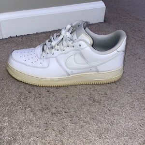 white air forces just tryna get rid of them